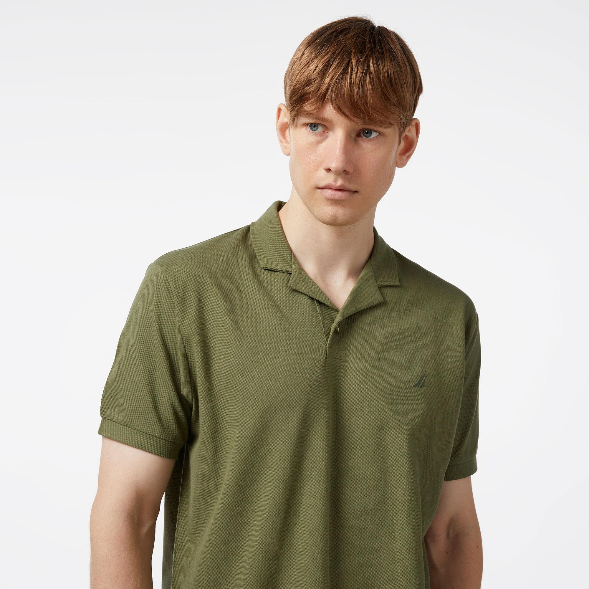 Nautica Erkek Yeşil Classic Fit Kısa Kollu Polo