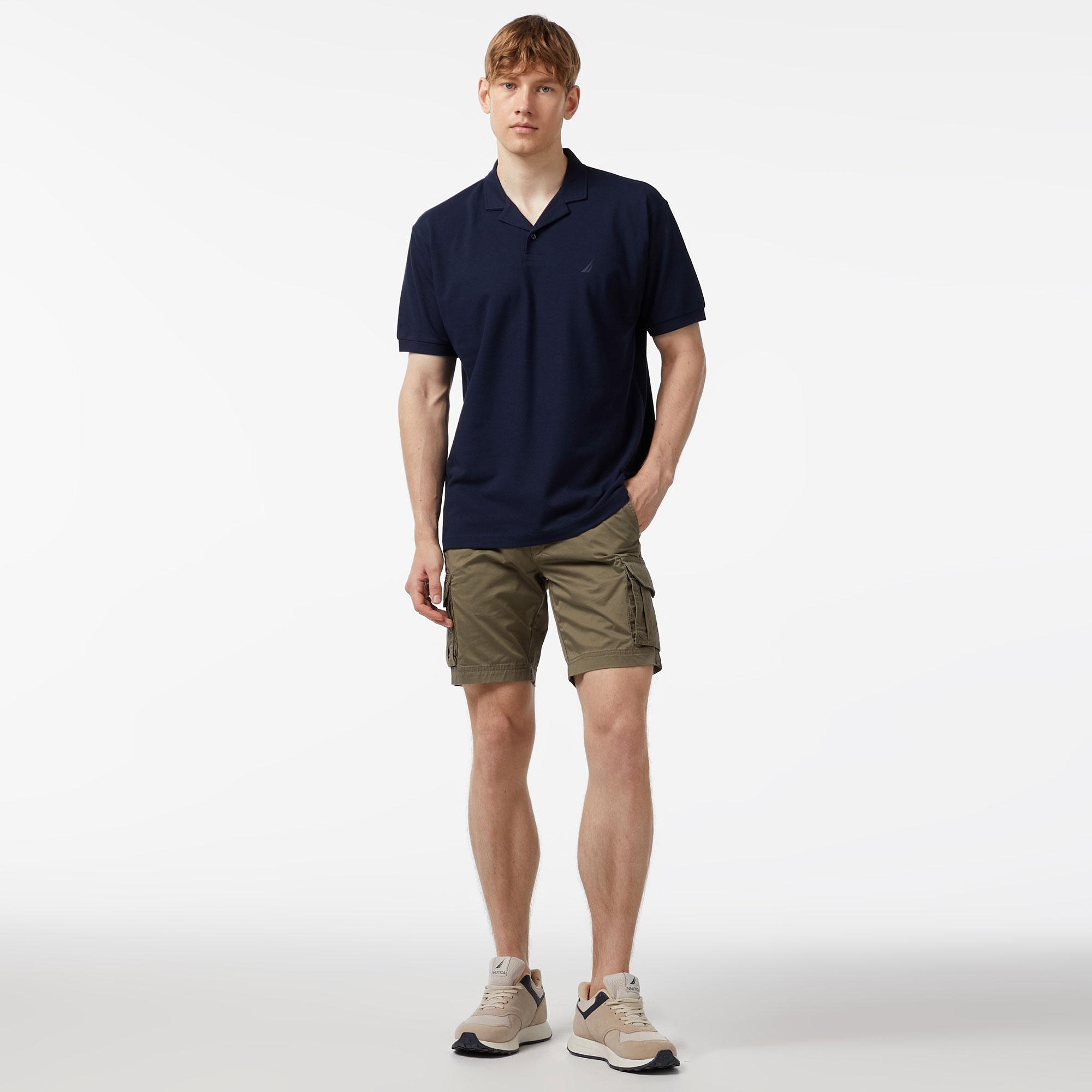 Nautica Erkek Lacivert Classic Fit Kısa Kollu Polo