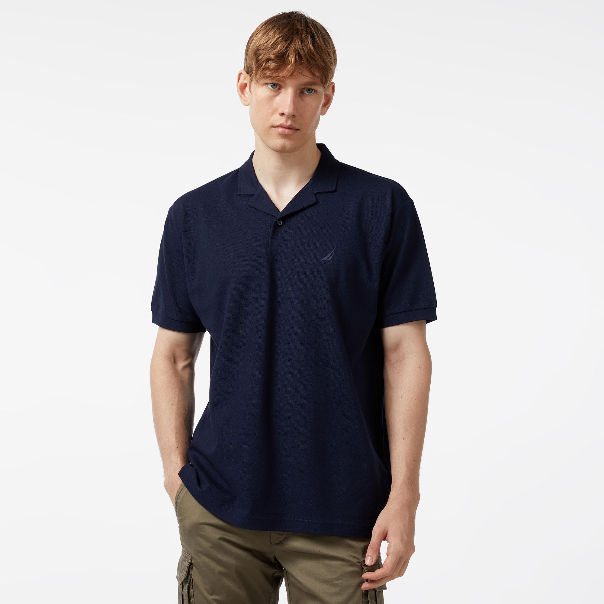 Nautica Erkek Lacivert Classic Fit Kısa Kollu Polo