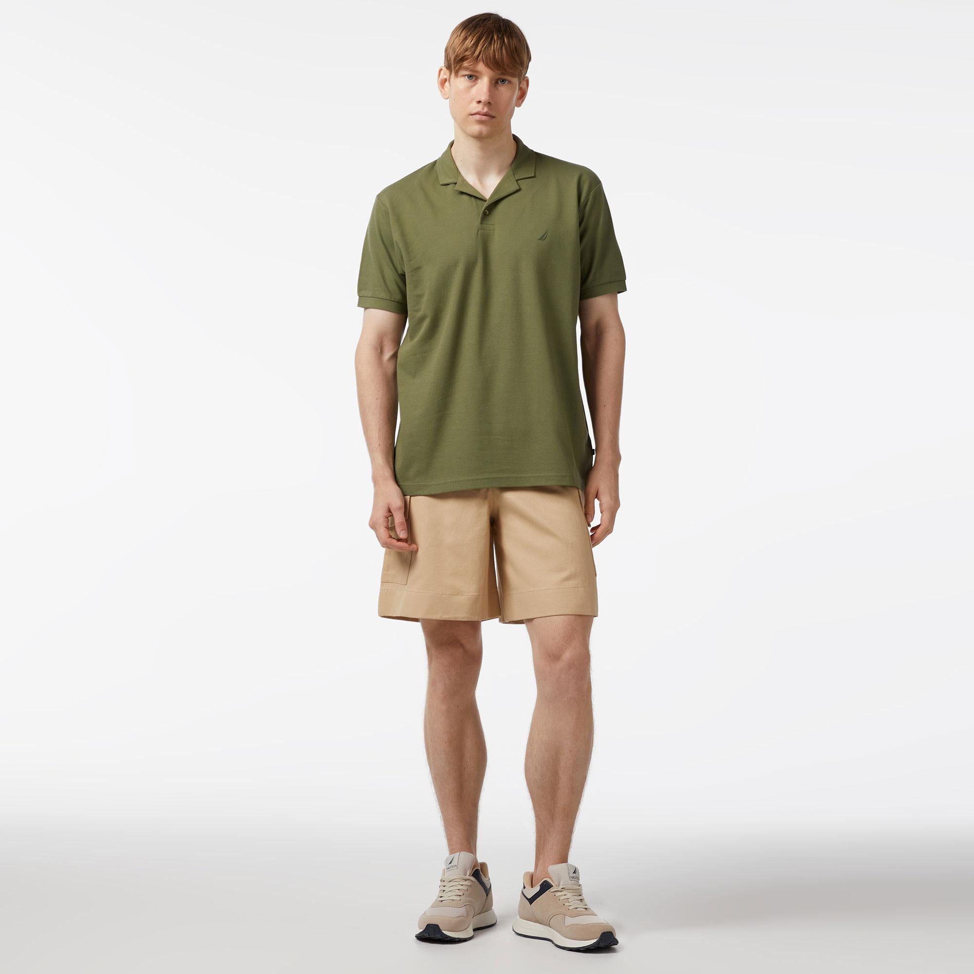 Nautica Erkek Yeşil Classic Fit Kısa Kollu Polo