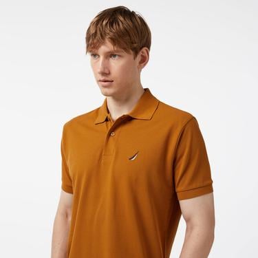  Nautica Erkek Kahverengi Classic Fit Kısa Kollu Polo