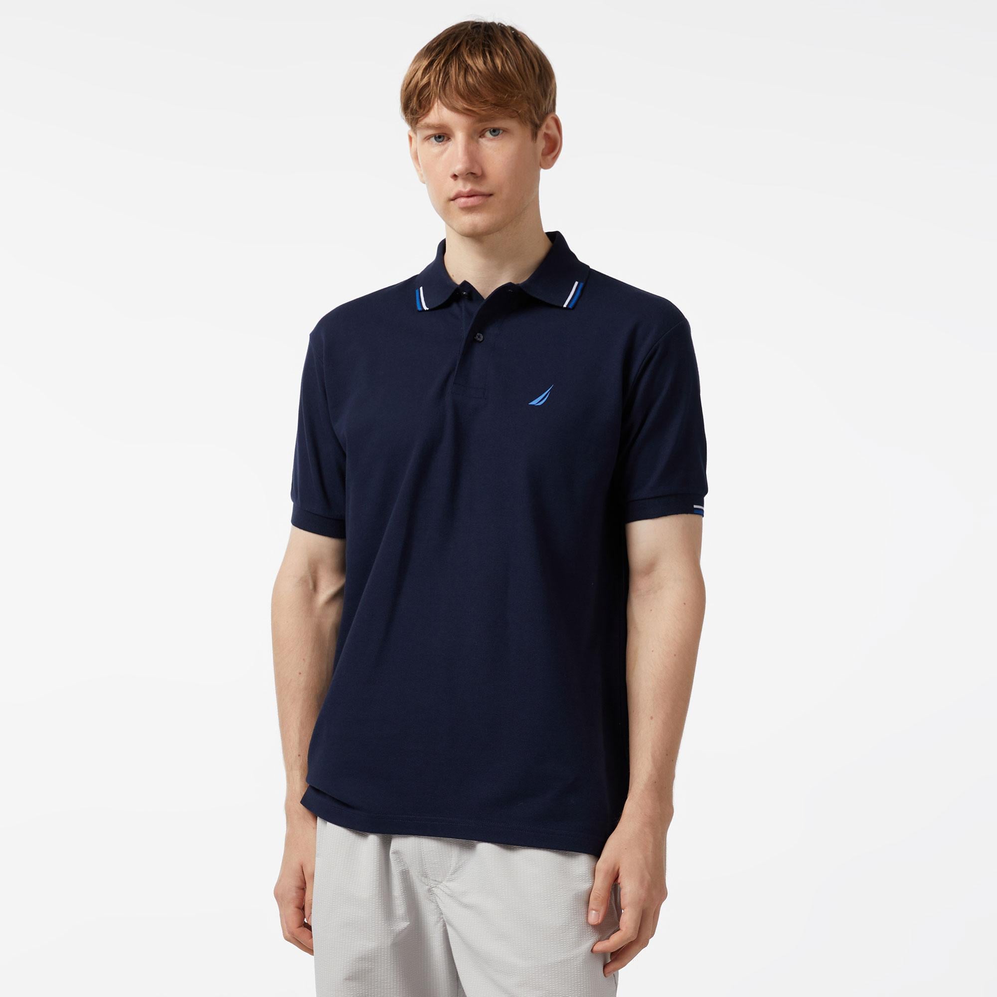Nautica Erkek Lacivert Classic Fit Kısa Kollu Polo