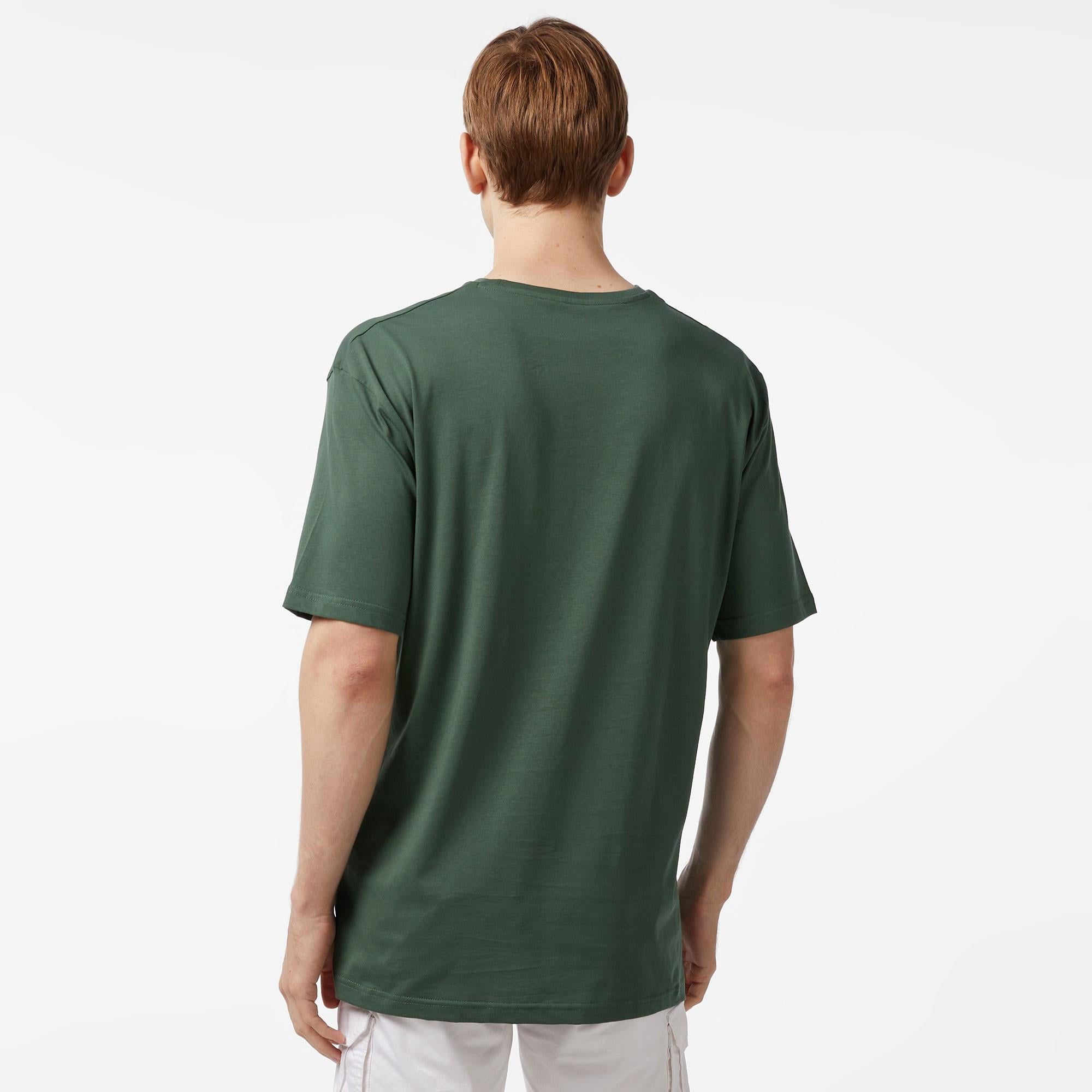 Nautica Erkek Yeşil Oversize T-Shirt