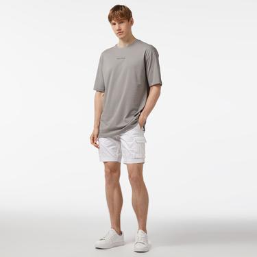  Nautica Erkek Gri Oversize T-Shirt