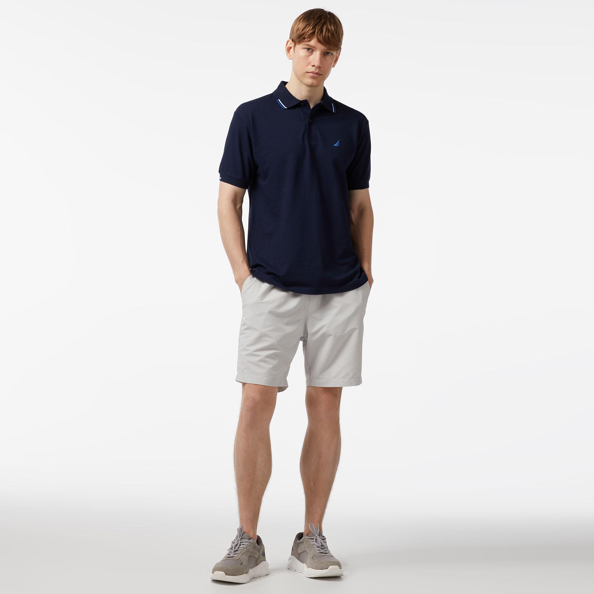 Nautica Erkek Lacivert Classic Fit Kısa Kollu Polo