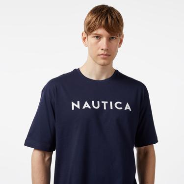  Nautica Erkek Lacivert Oversize T-Shirt