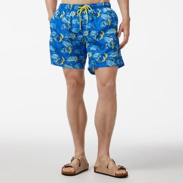  Nautica Erkek Mavi Standart Fit Mayo Şort