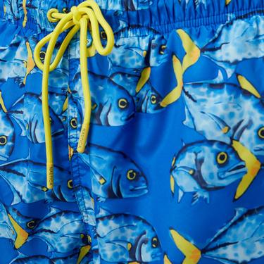  Nautica Erkek Mavi Standart Fit Mayo Şort