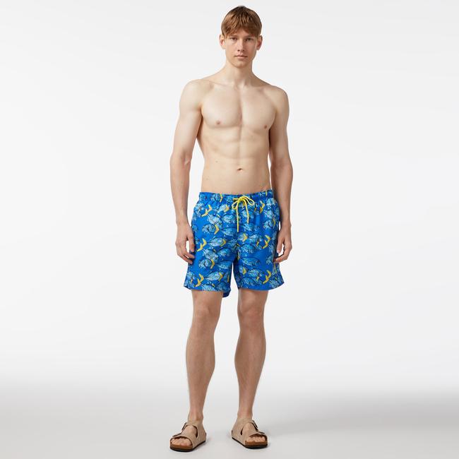  Nautica Erkek Mavi Standart Fit Mayo Şort