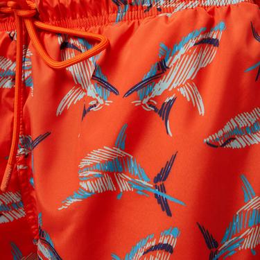  Nautica Erkek Turuncu Standart Fit Deniz Şortu