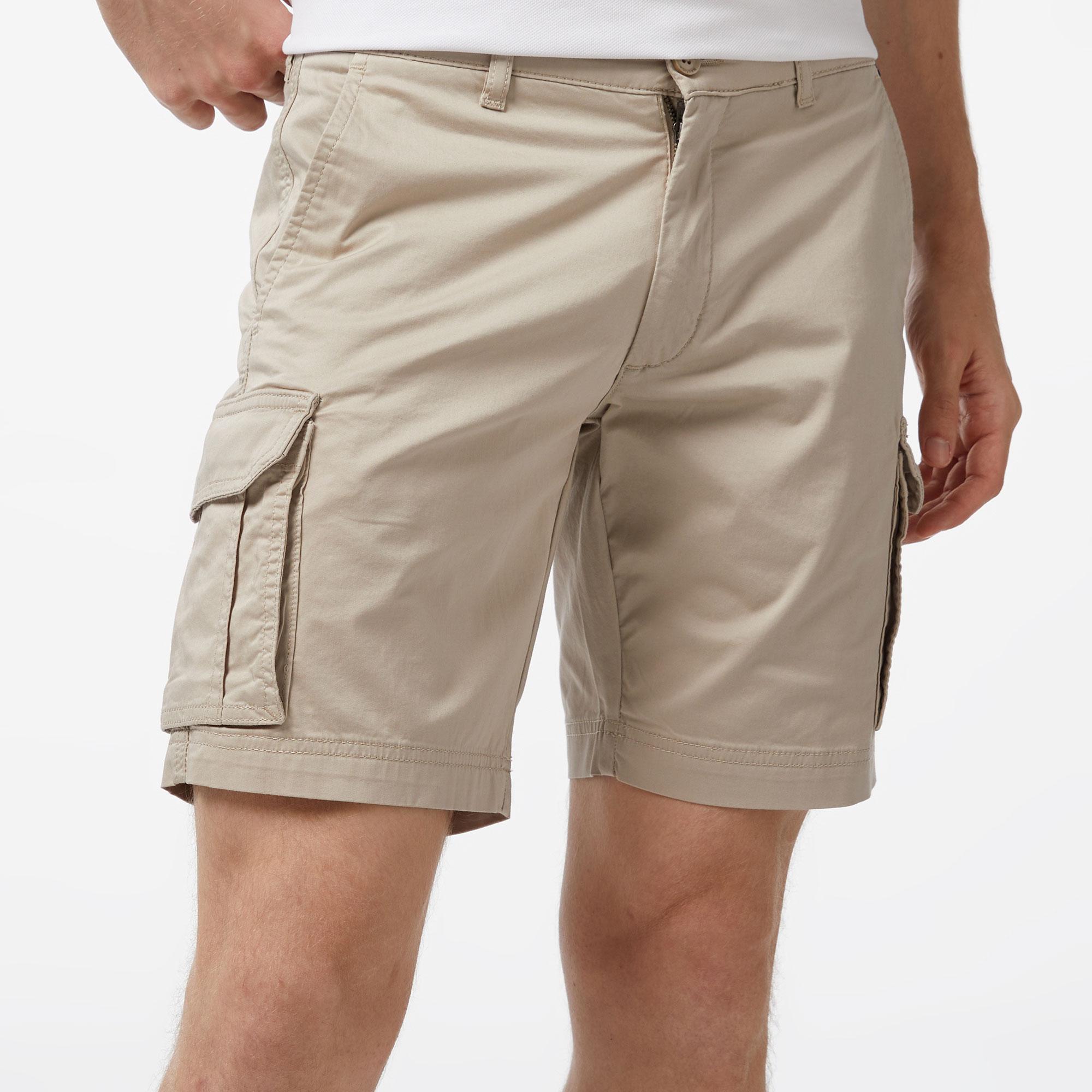 Nautica Erkek Bej Regular Fit Şort