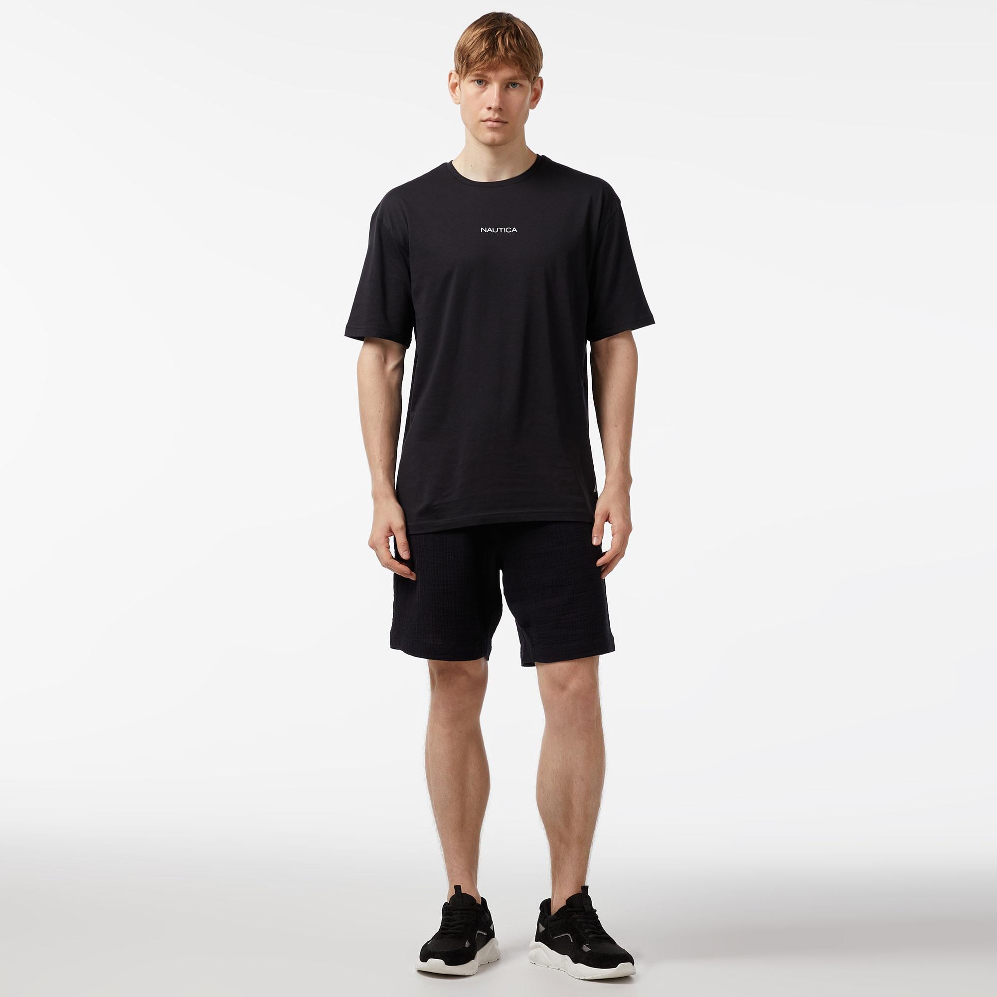 Nautica Erkek Siyah Bermuda Şort