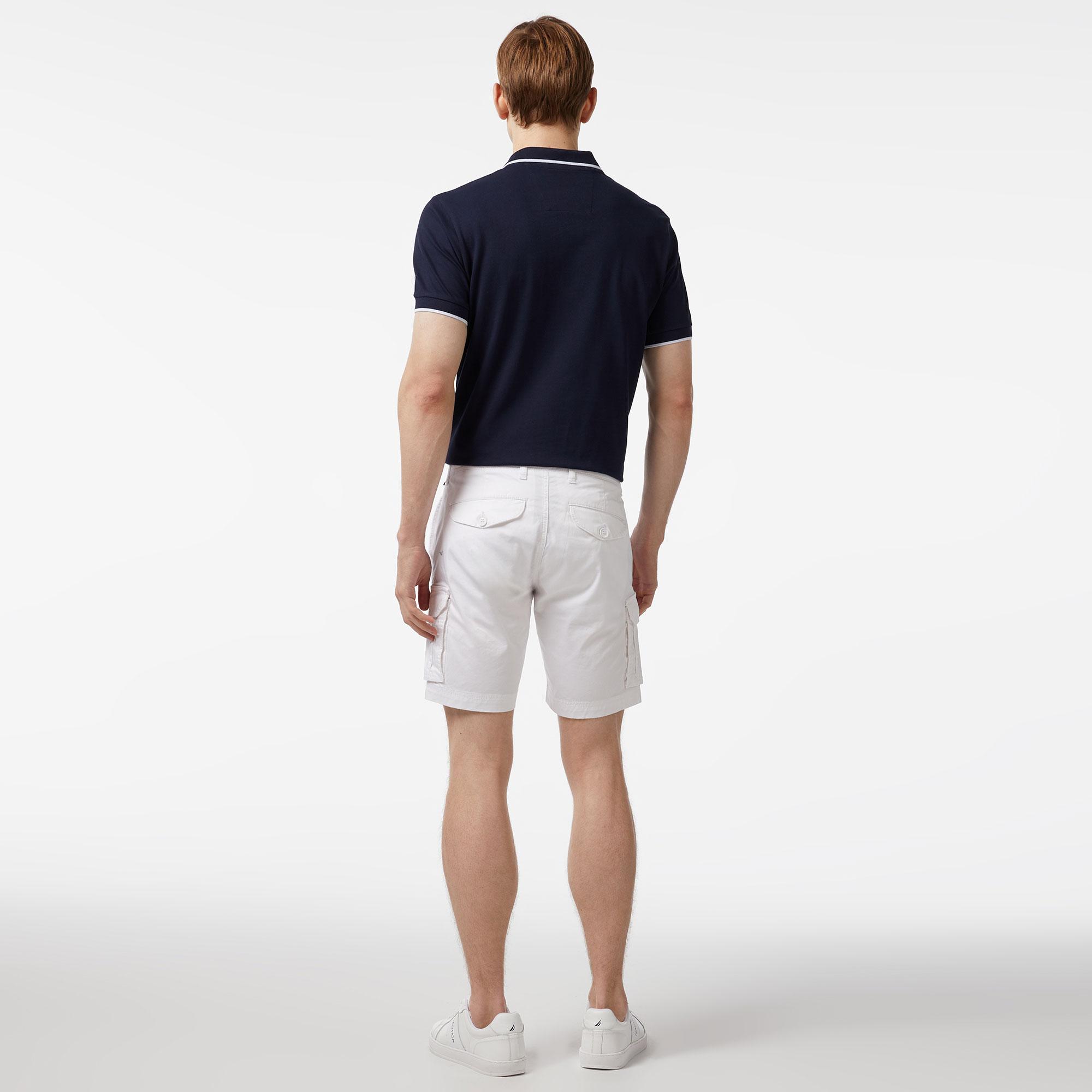 Nautica Erkek Beyaz Bermuda