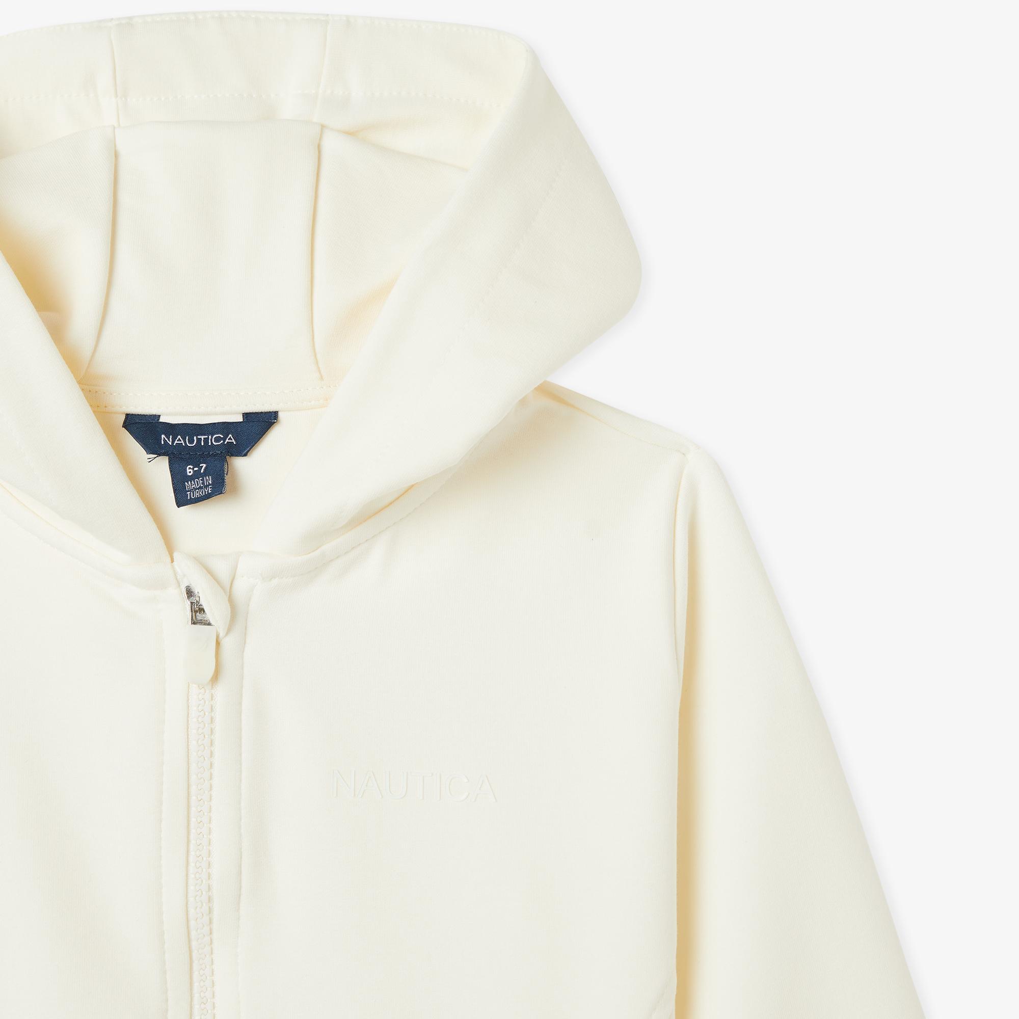 Nautica Kız Çocuk Beyaz Standart Fit Sweatshirt