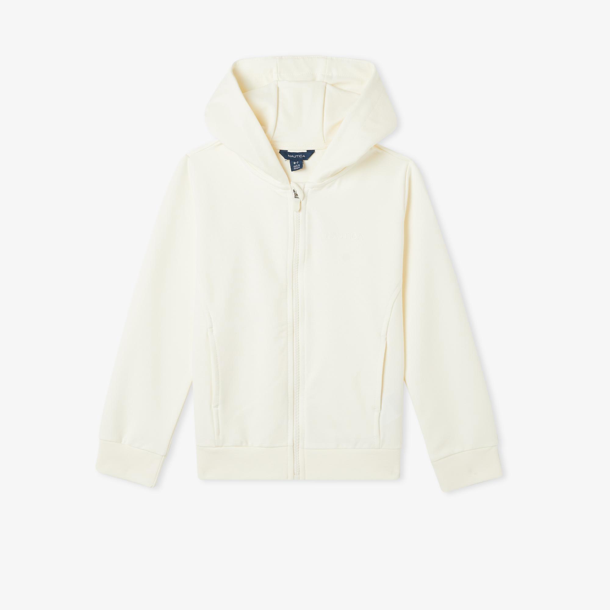 Nautica Kız Çocuk Beyaz Standart Fit Sweatshirt