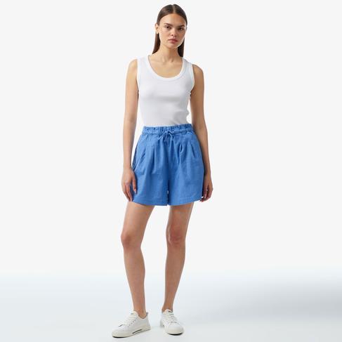  Nautica Kadın Mavi Relaxed Fit Şort