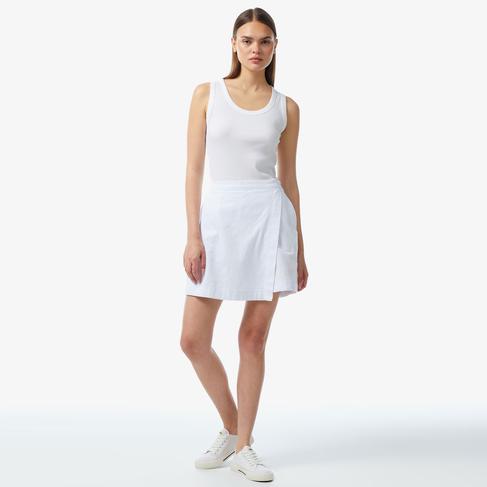  Nautica Kadın Beyaz Standart Fit Şort Etek