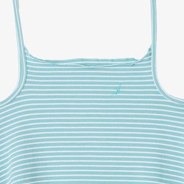  Nautica Kız Çocuk Mavi Askılı Çizgili Elbise