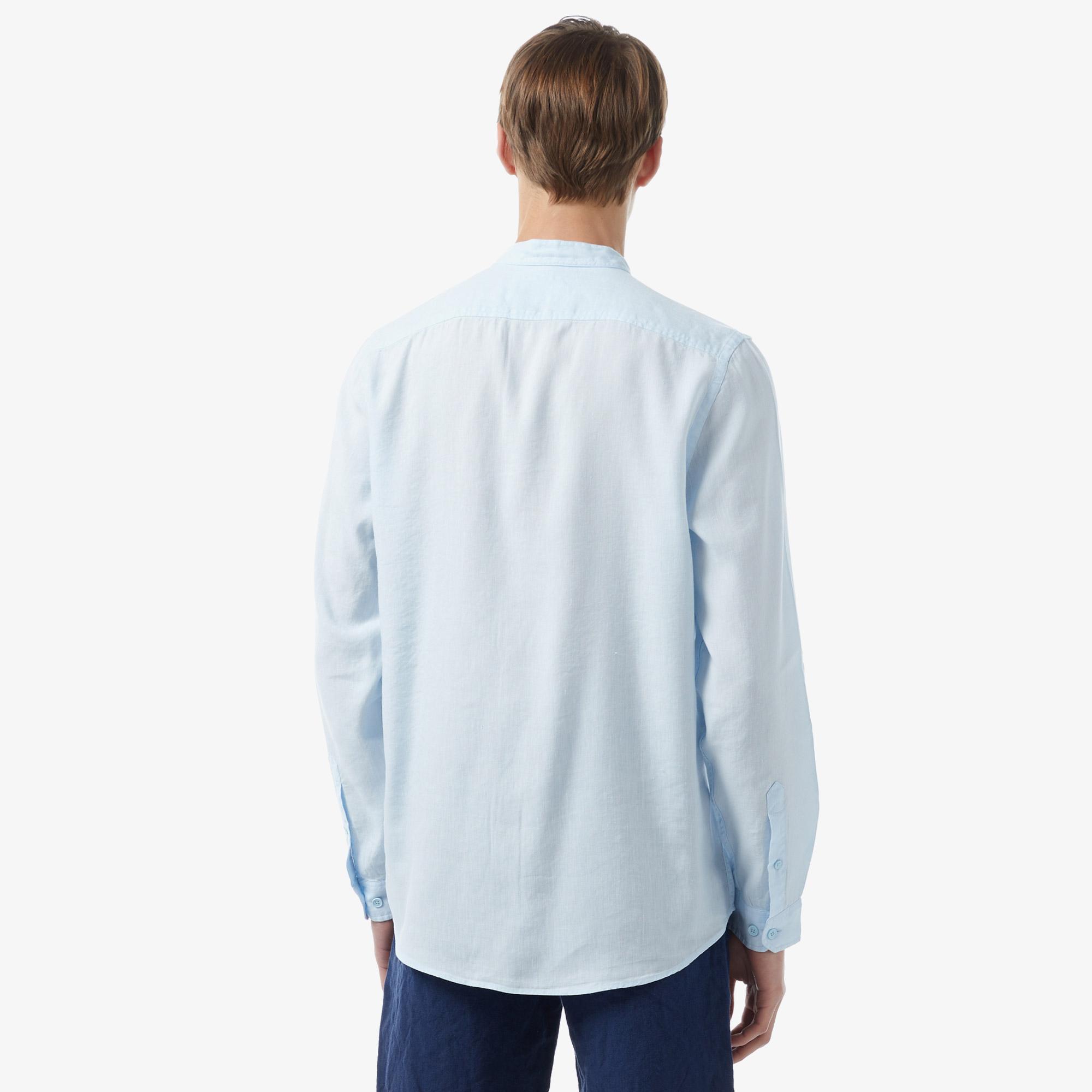 Erkek Regular Fit Mavi Gömlek