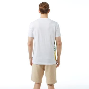  Nautica Erkek Beyaz Standart Fit T-Shirt