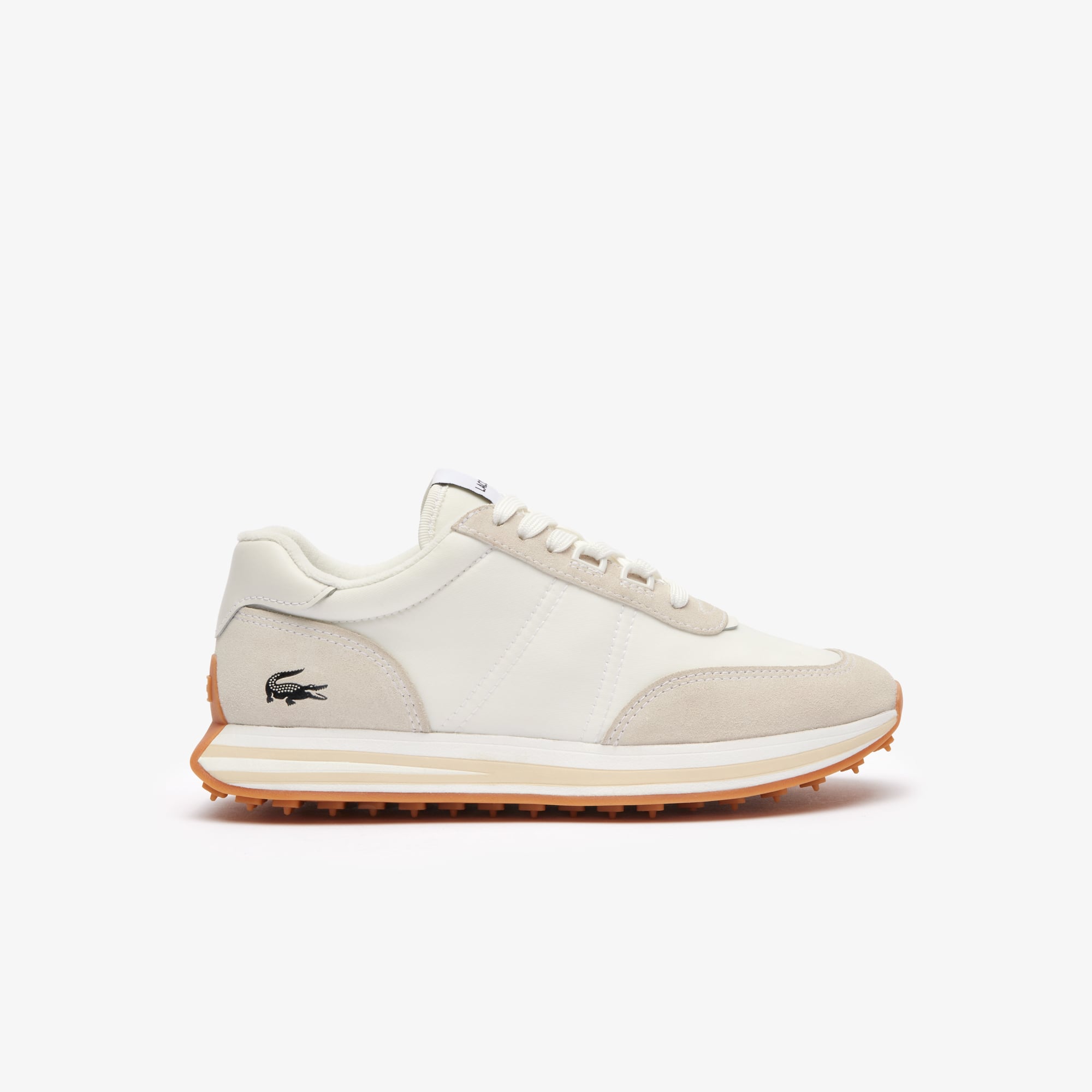 Lacoste L-Spin Kadın Bej Sneaker