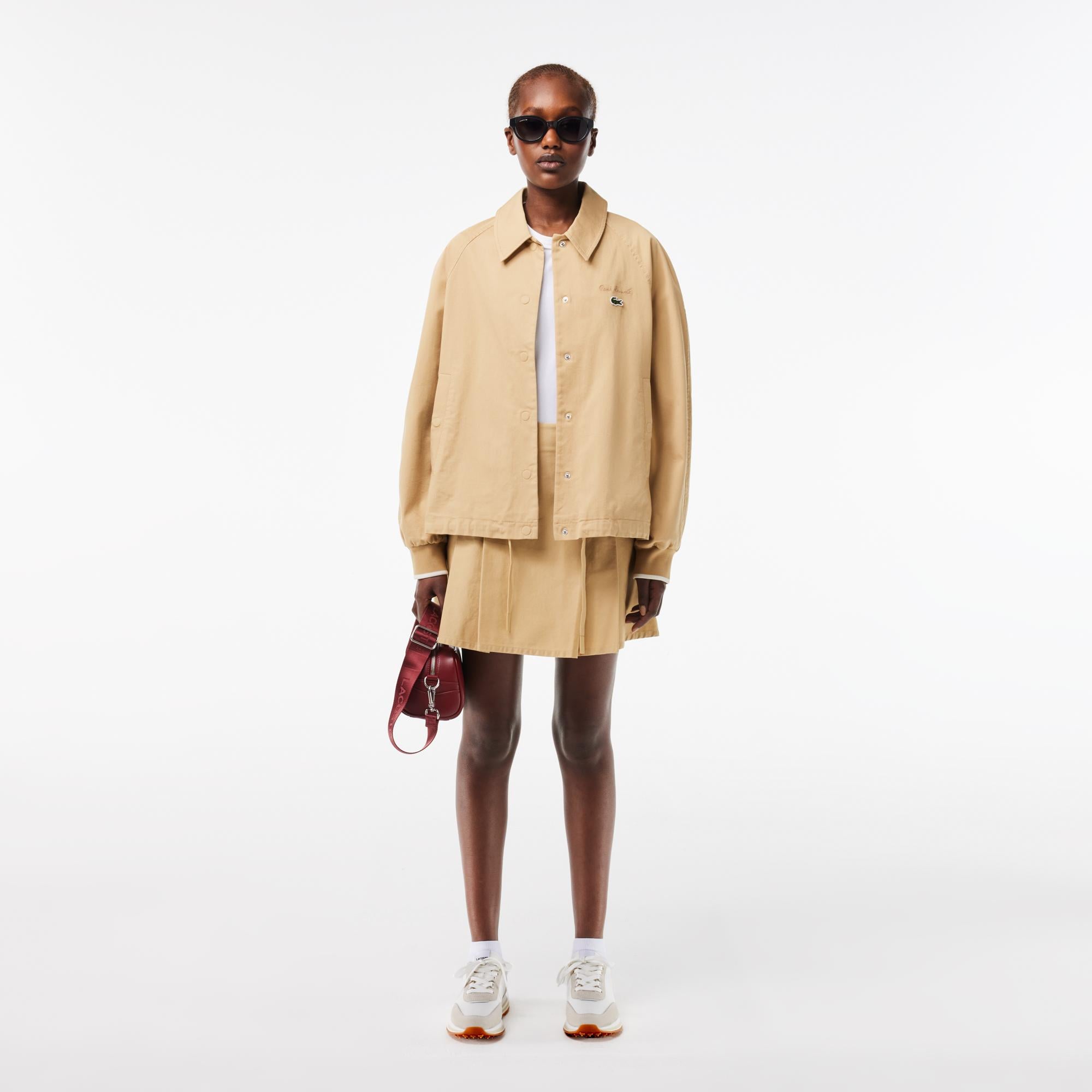 Lacoste Sport Lineshot Kadın Bej Spor Ayakkabı