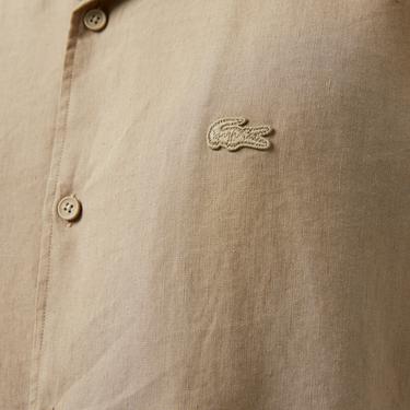 Erkek Relaxed Fit Bej Gömlek