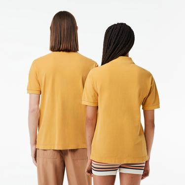  Unisex Classic Fit Sarı Polo