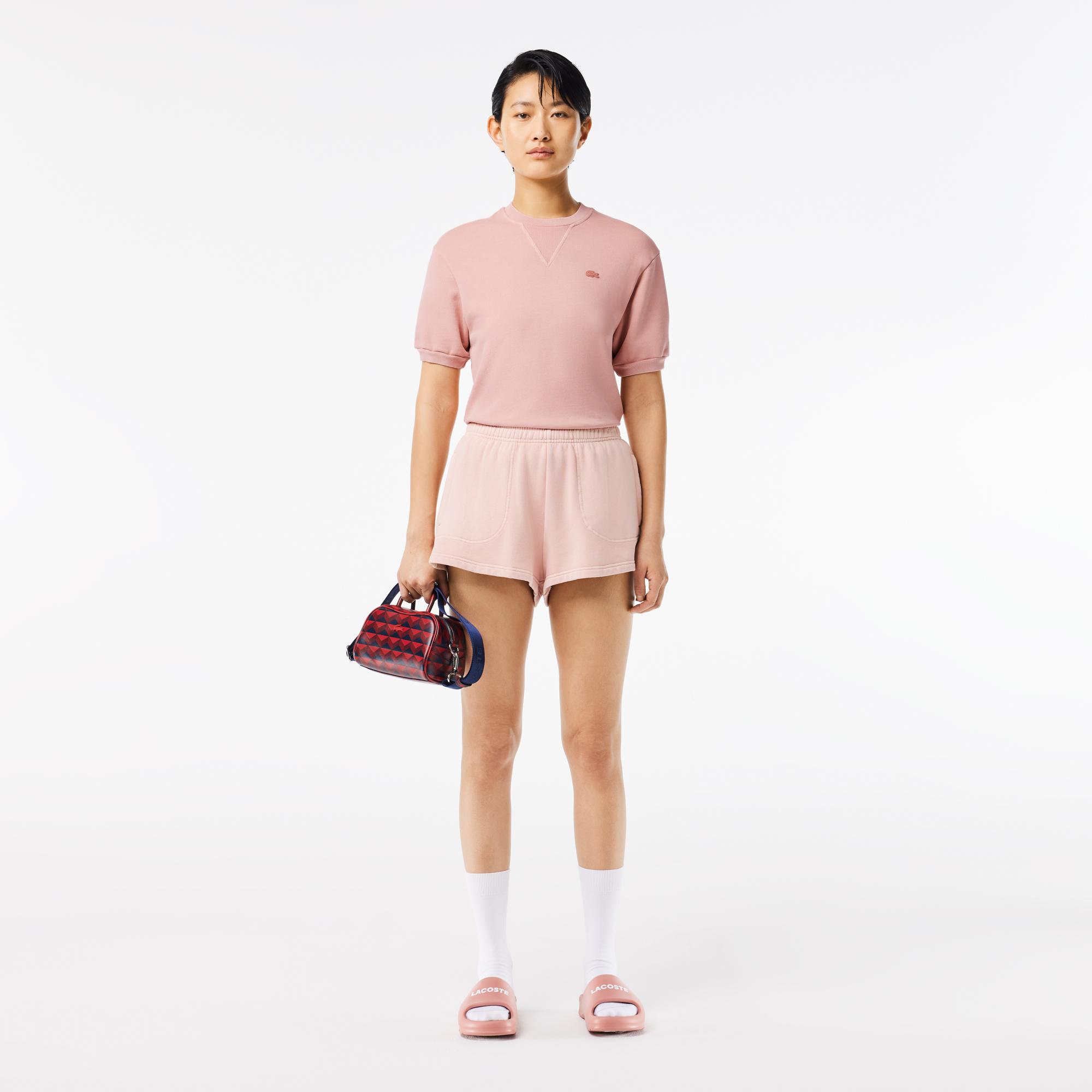 Kadın Regular Fit Bisiklet Yaka Pembe T-Shirt