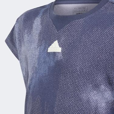  adidas Sportswear Jg Fi Aop T Çocuk Mavi T-Shirt