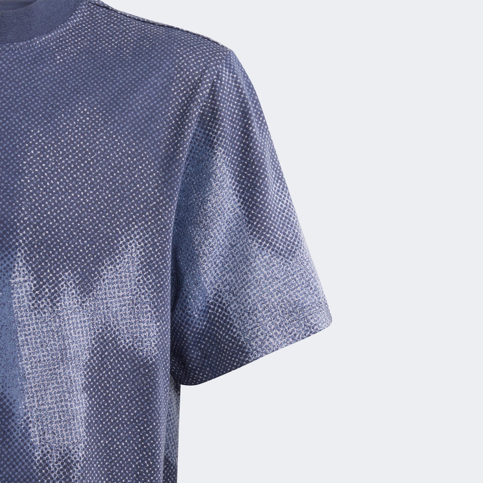 adidas Sportswear Fi Aop T Çocuk Mavi T-Shirt