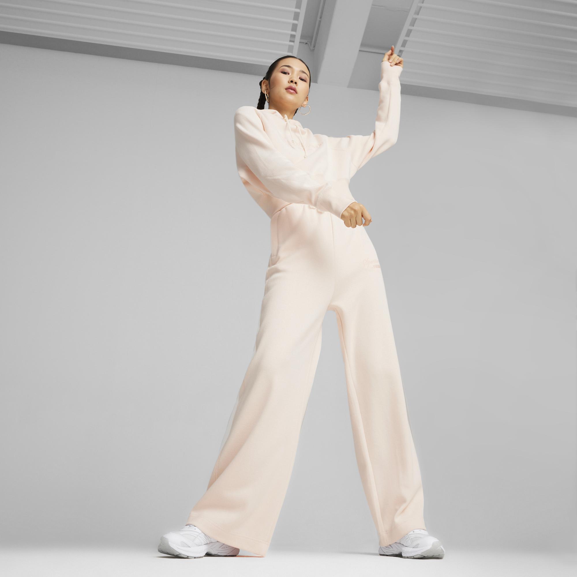 Puma Classics+ Relaxed Kadın Pembe Eşofman Altı