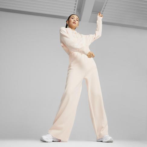  Puma Classics+ Relaxed Kadın Pembe Eşofman Altı