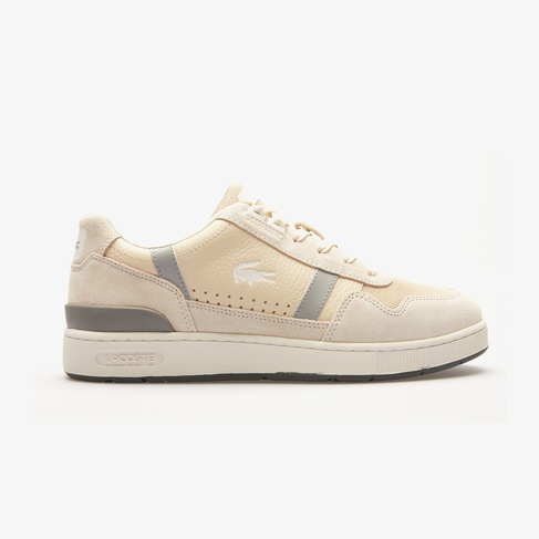 Lacoste T-Clip Erkek Bej Sneaker
