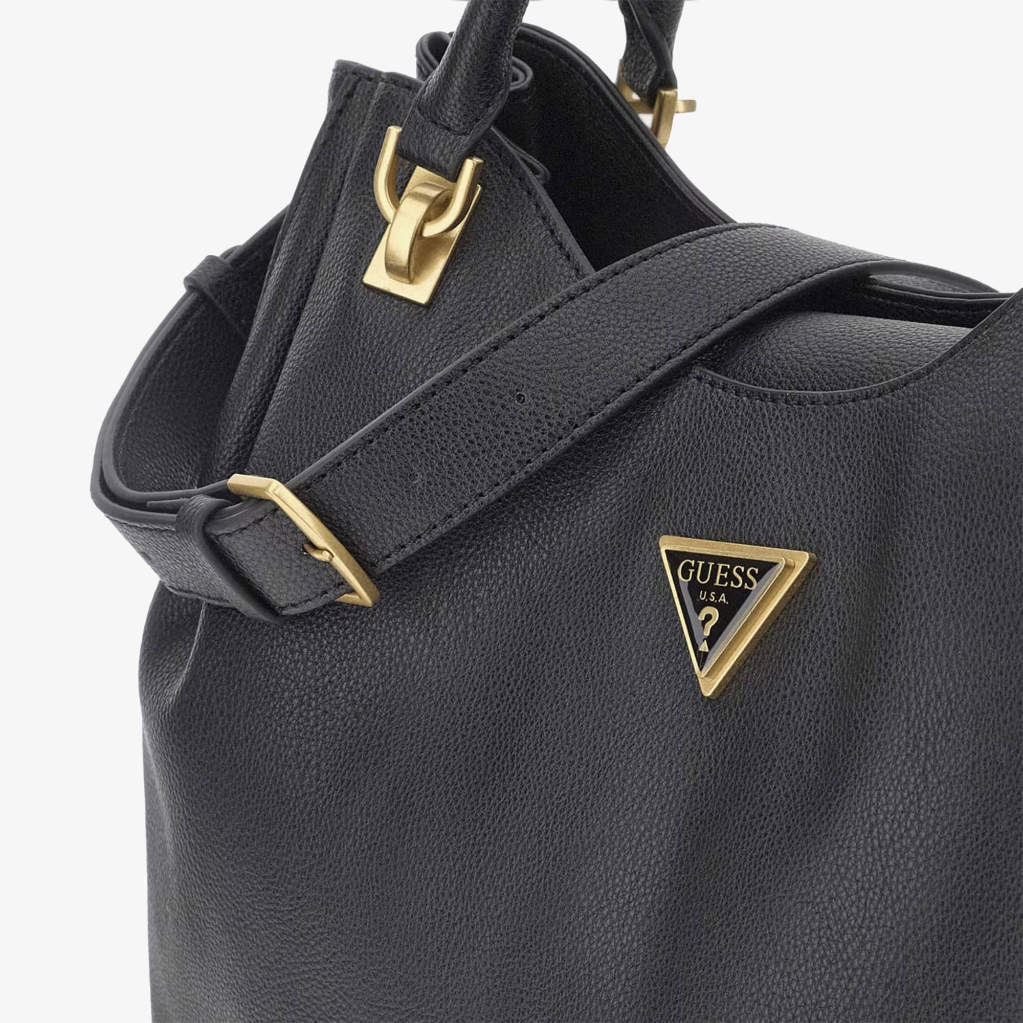 Guess Kai Girlfriend Satch Kadın Siyah El Çantası