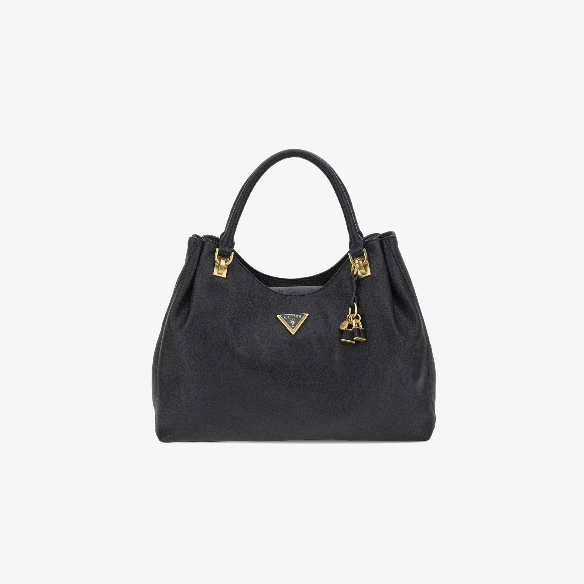 Guess Kai Girlfriend Satch Kadın Siyah El Çantası