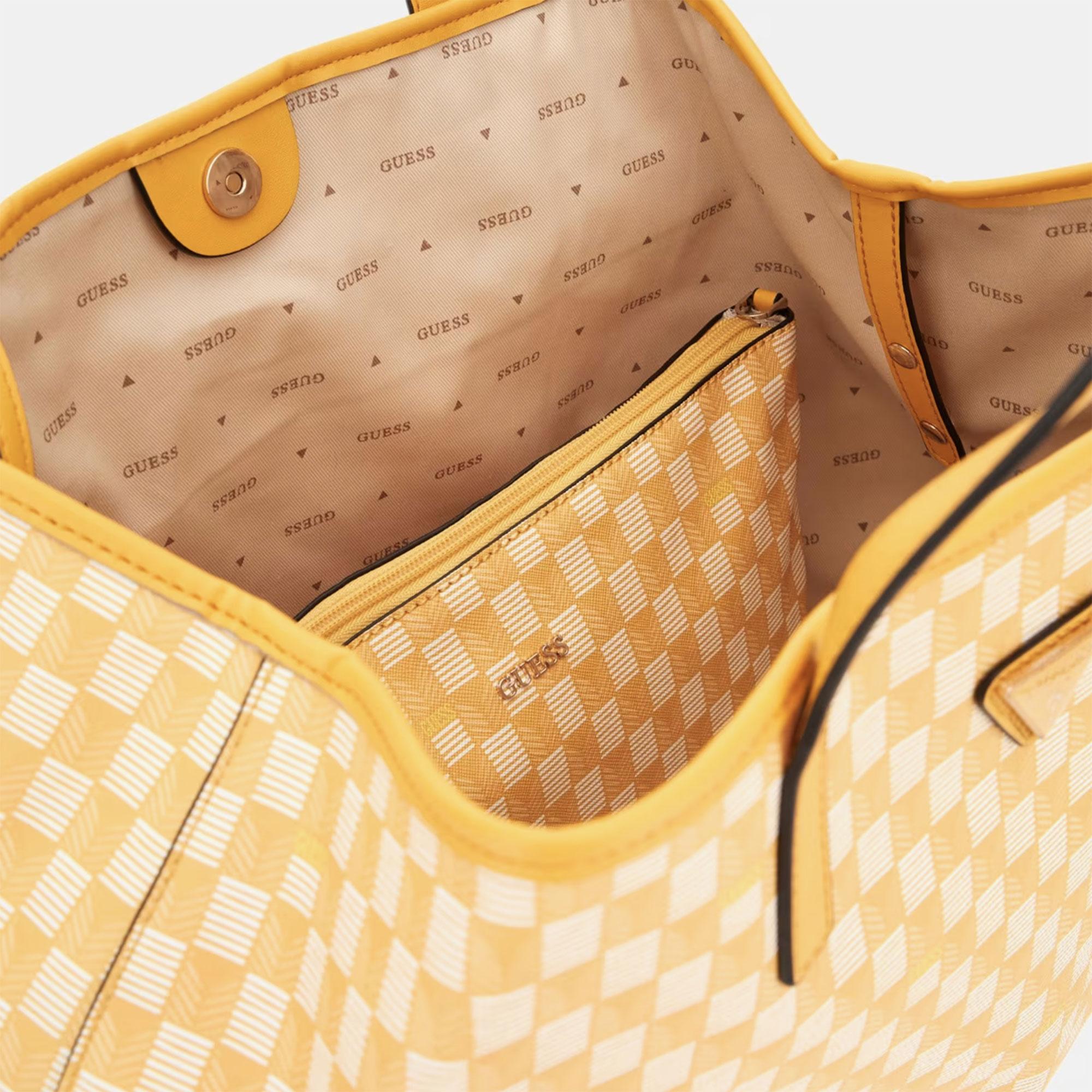 Guess Vikky Kadın Sarı Omuz Çantası