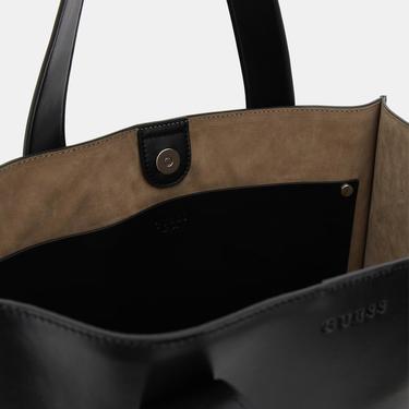  Guess Kai Girlfriend Satch Kadın Siyah El Çantası