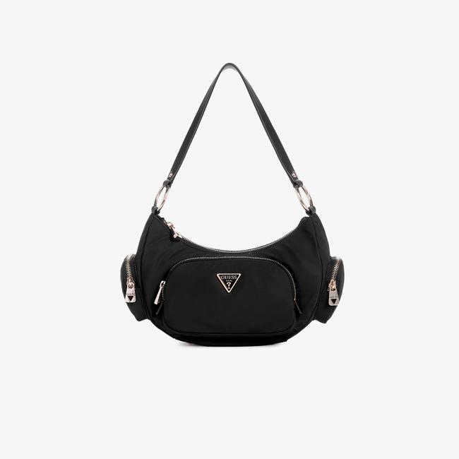  Guess Eco Gemma Tote Kadın Siyah Omuz Çantası