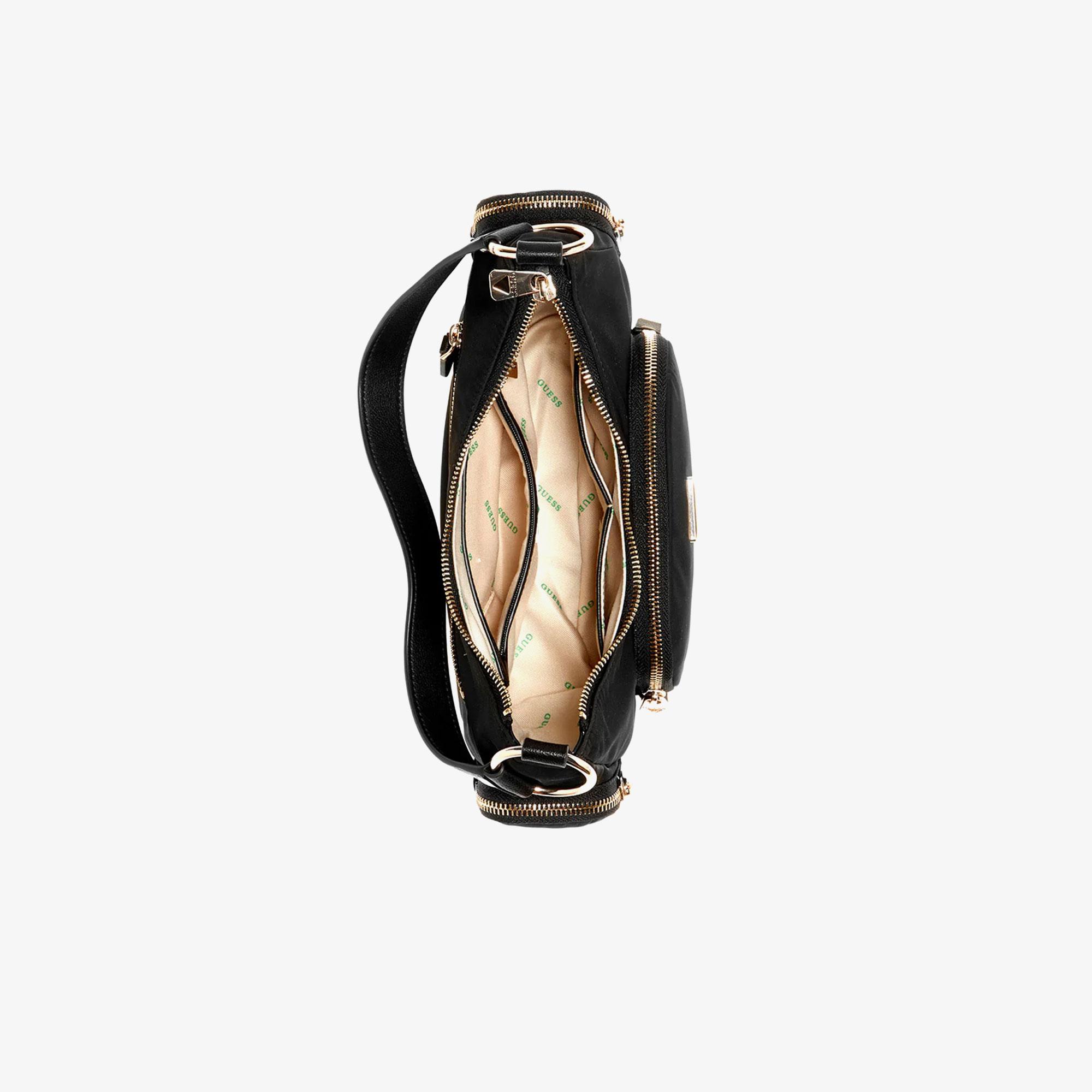 Guess Eco Gemma Tote Kadın Siyah Omuz Çantası