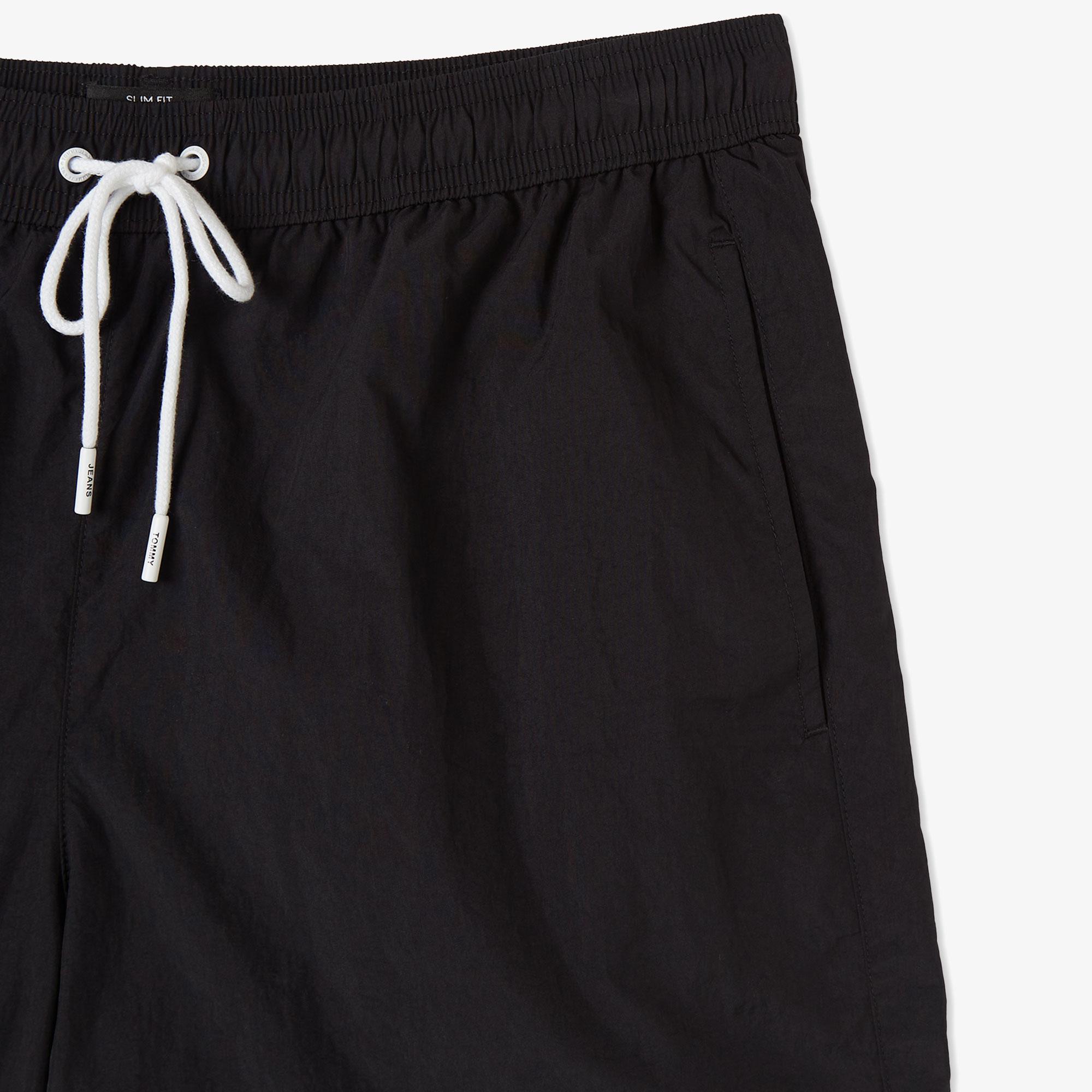 Tommy Jeans Sf Medium Drawstring Erkek Siyah Deniz Şortu