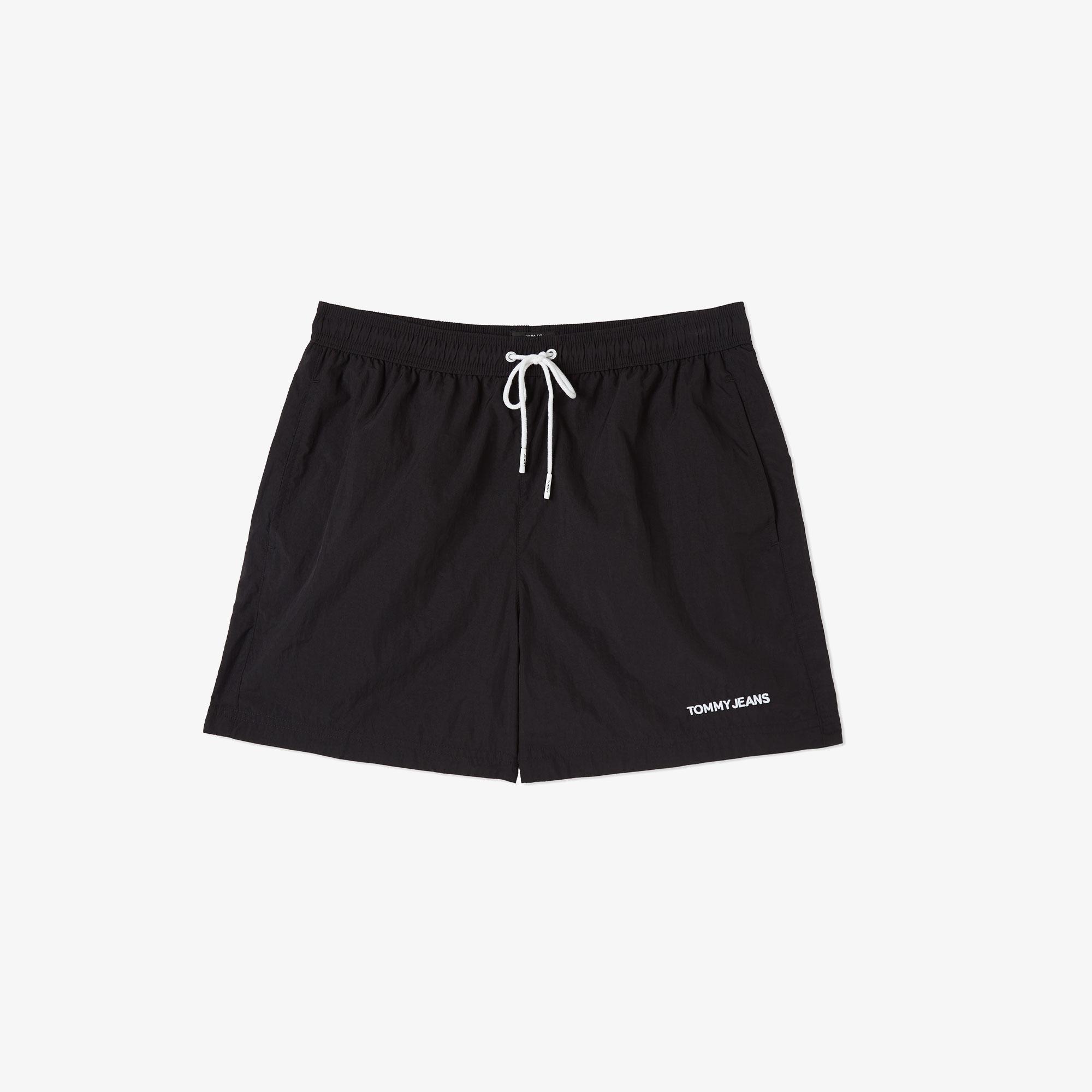 Tommy Jeans Sf Medium Drawstring Erkek Siyah Deniz Şortu