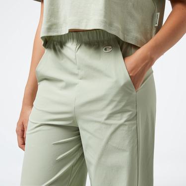  Champion Wide Leg Kadın Yeşil Pantolon
