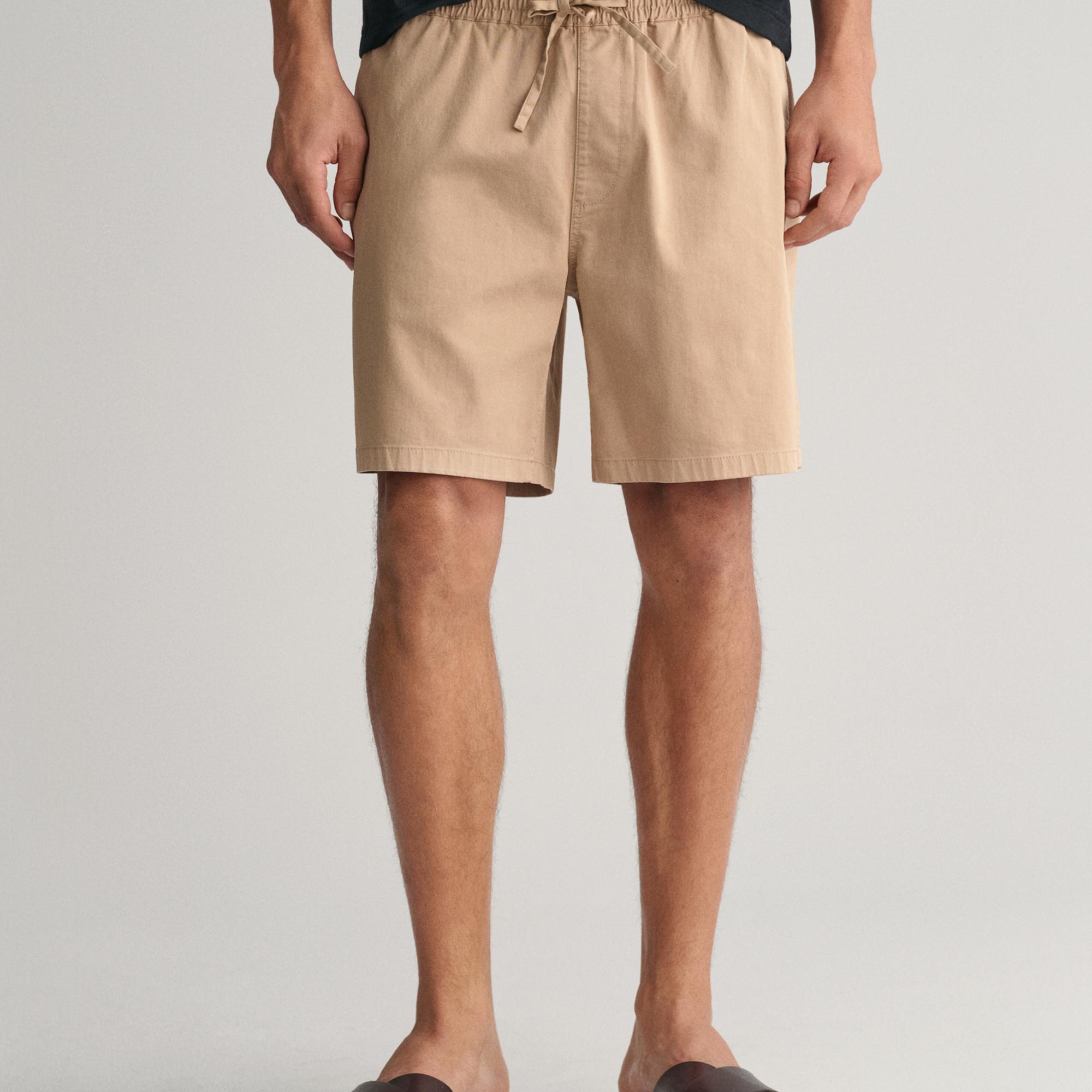 GANT Erkek Bej Regular Fit Şort