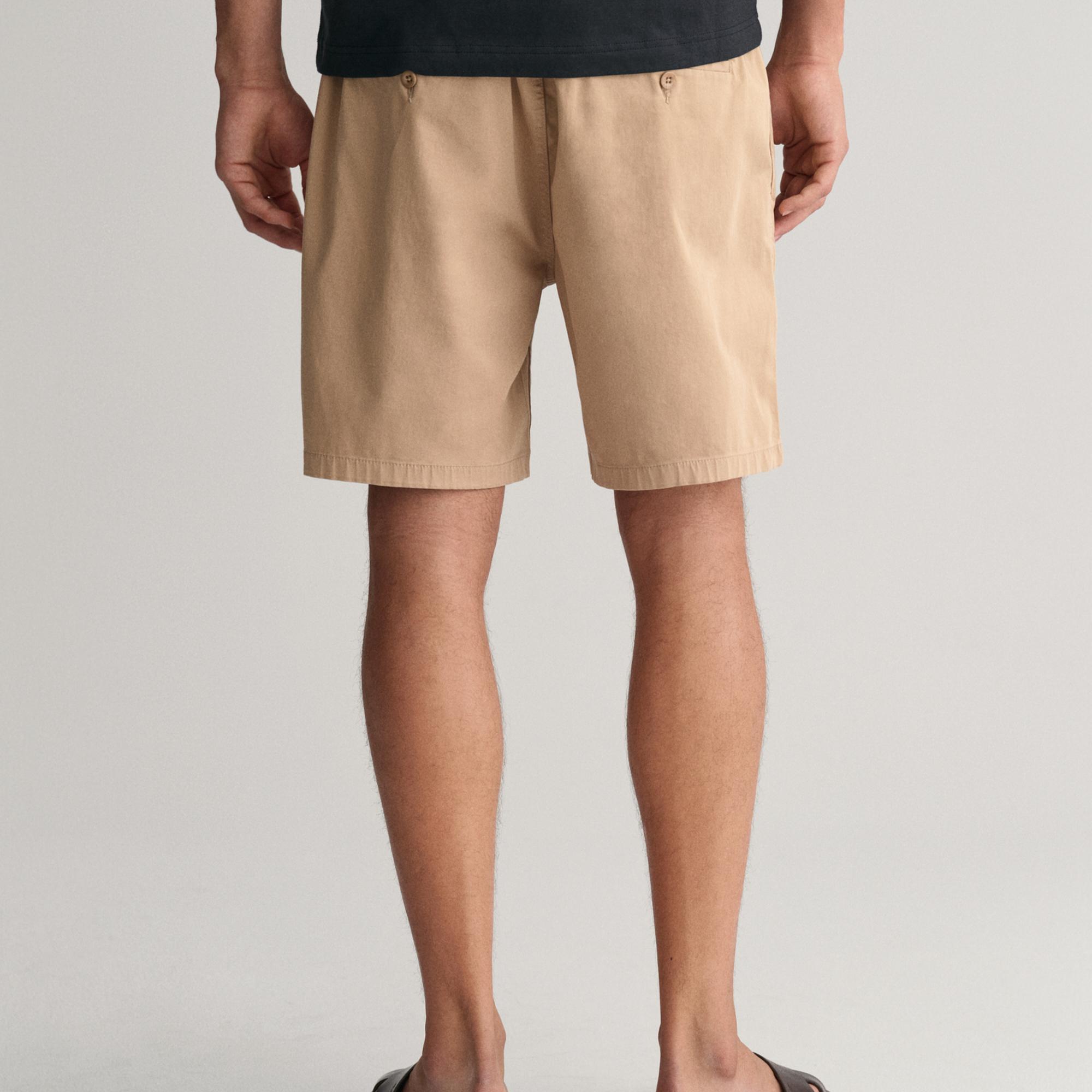 GANT Erkek Bej Regular Fit Şort