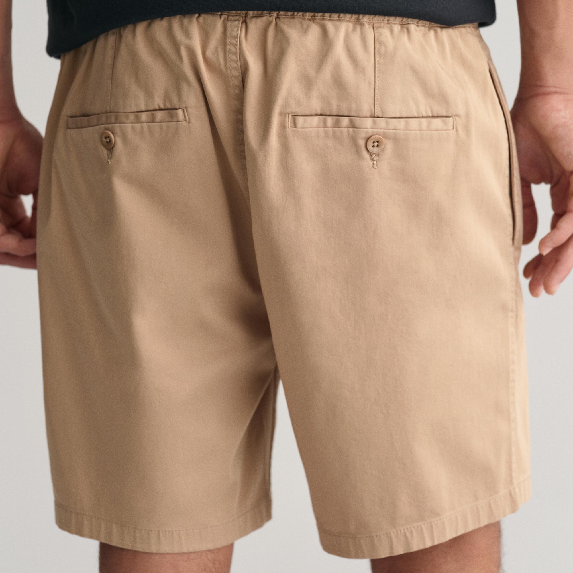 GANT Erkek Bej Regular Fit Şort