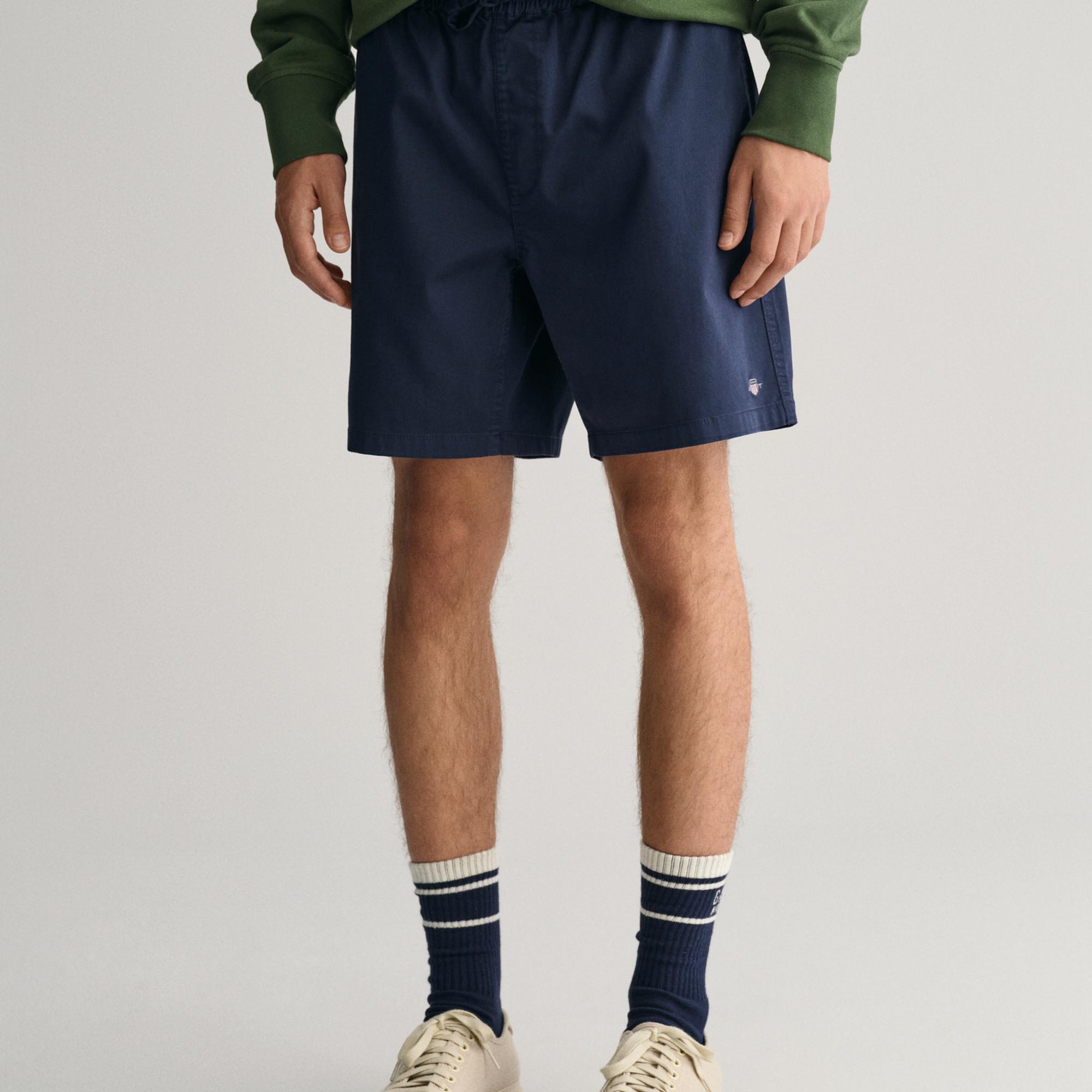 GANT Erkek Lacivert Regular Fit Şort