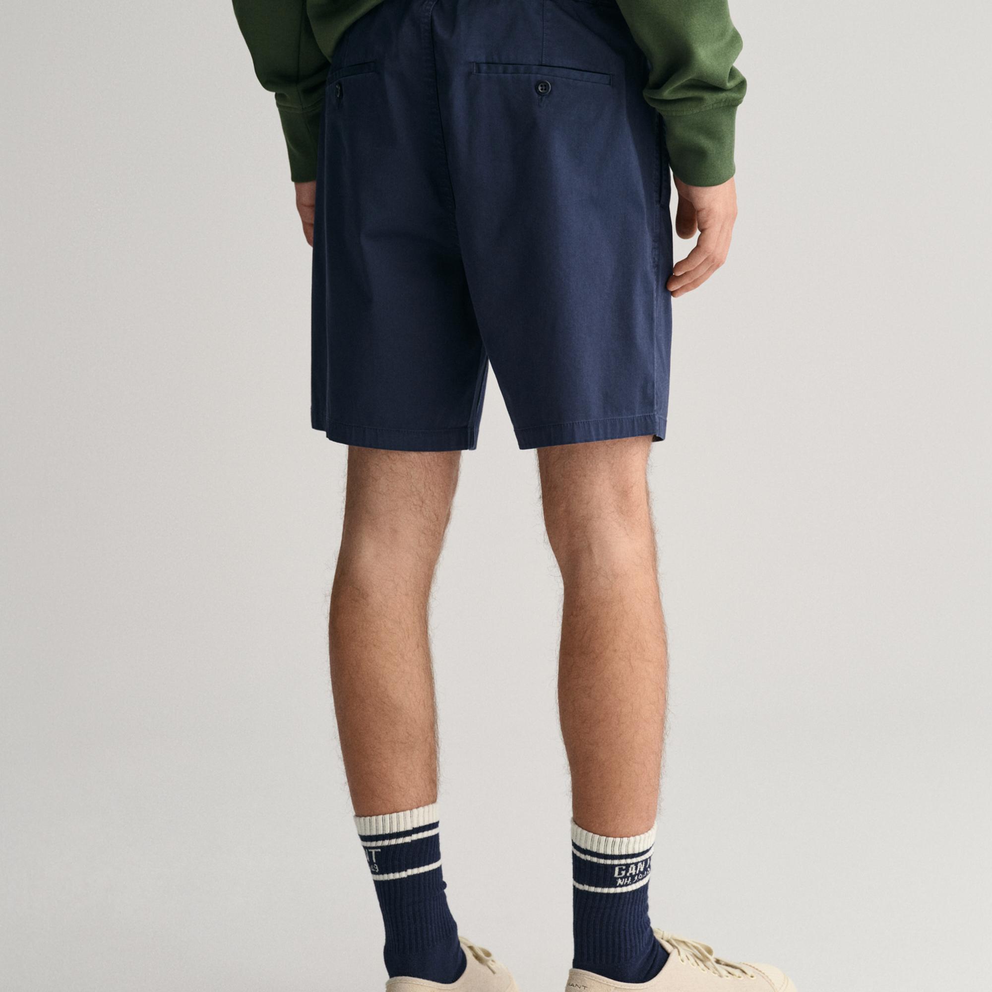 GANT Erkek Lacivert Regular Fit Şort