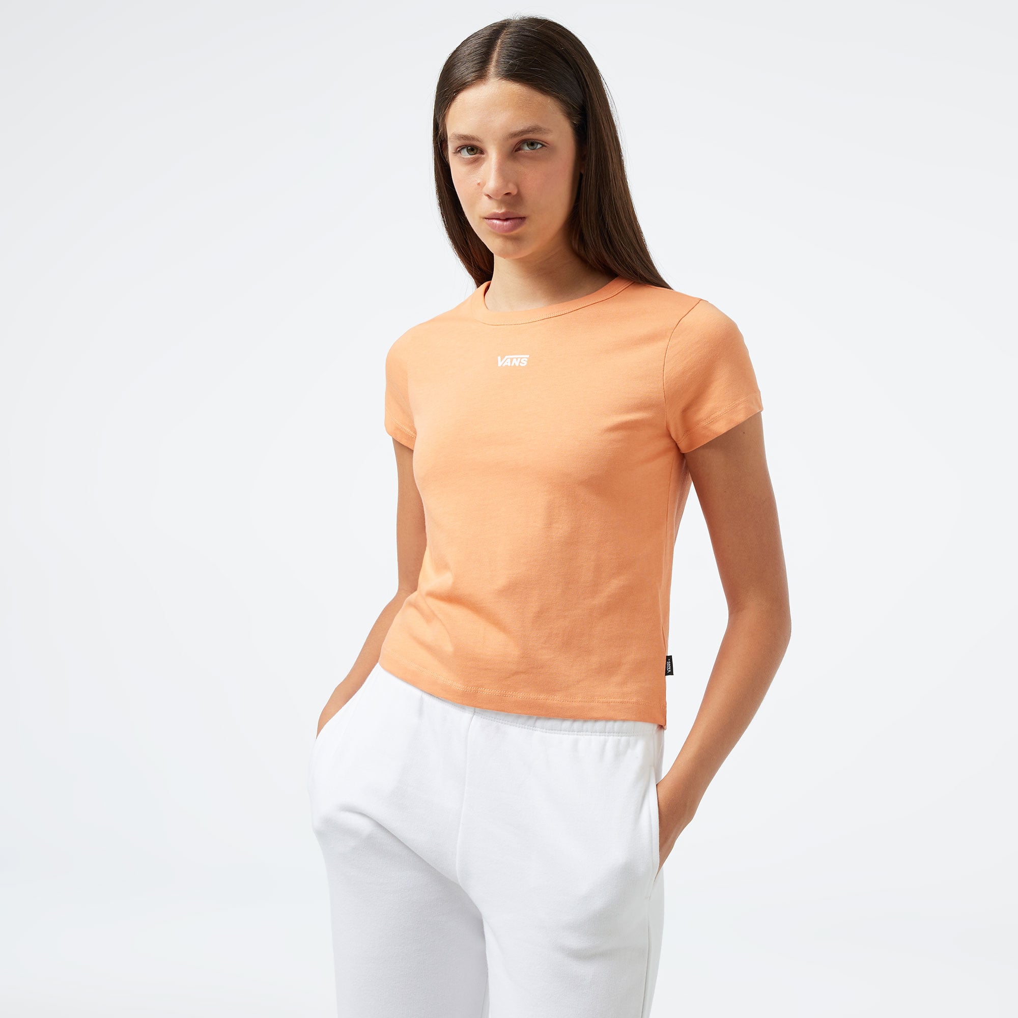  Vans Basic Mini Ss Kadın Turuncu T-Shirt