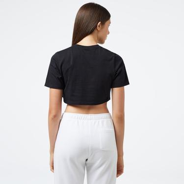  Vans Flying V Crew Crop ii Kadın Siyah T-Shirt
